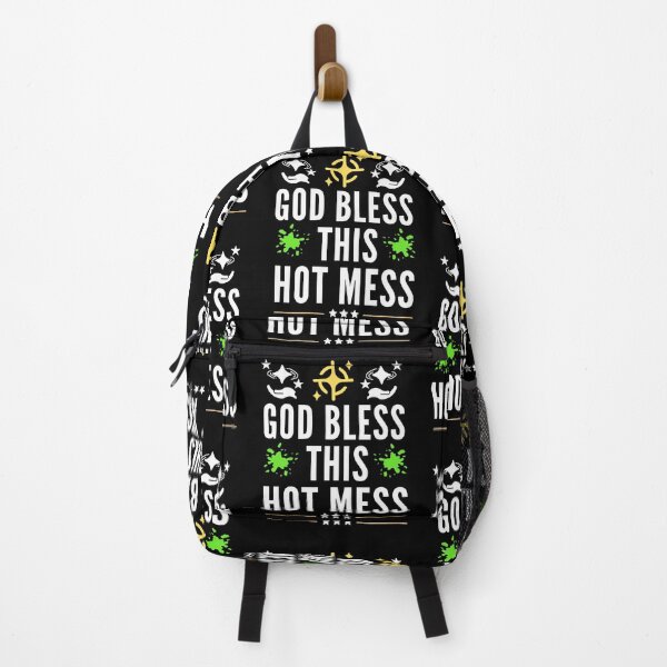Item preview, God Bless This Hot Mess - Positive Sayings designed and sold by Delandor.