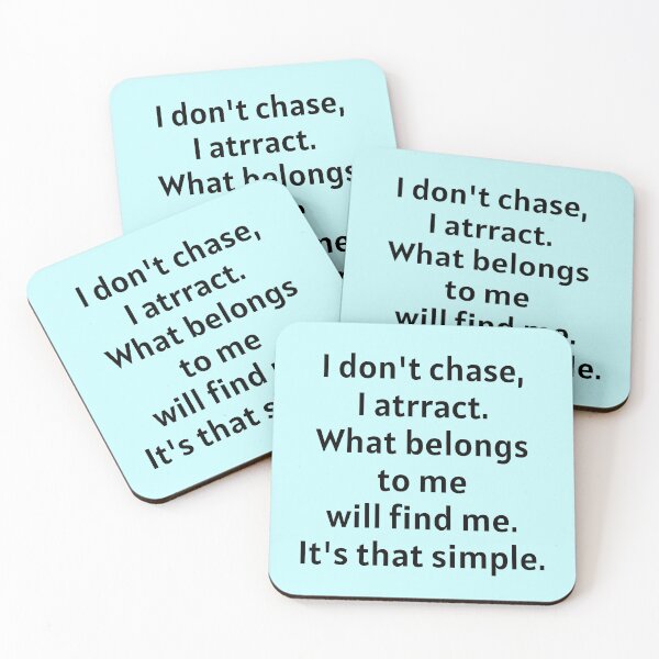 Item preview, I Don't Chase I Attract designed and sold by Manifest-Life.