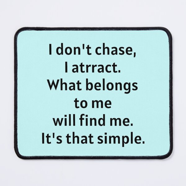 Item preview, I Don't Chase I Attract designed and sold by Manifest-Life.