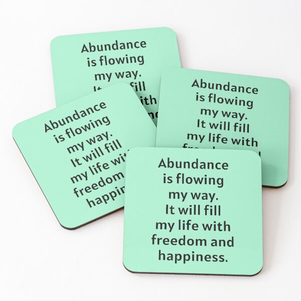 Item preview, Abundance Is Flowing My Way - Manifest Abundance designed and sold by Manifest-Life.