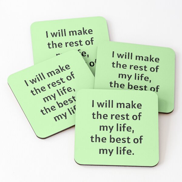 Item preview, I Will Make The Rest Of My Life The Best Of My Life designed and sold by Manifest-Life.