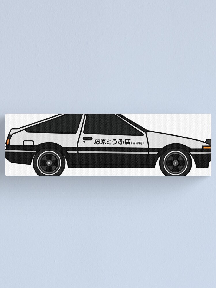 Ae86 Initial D Ae86 Canvas Print By Mandalapics Redbubble