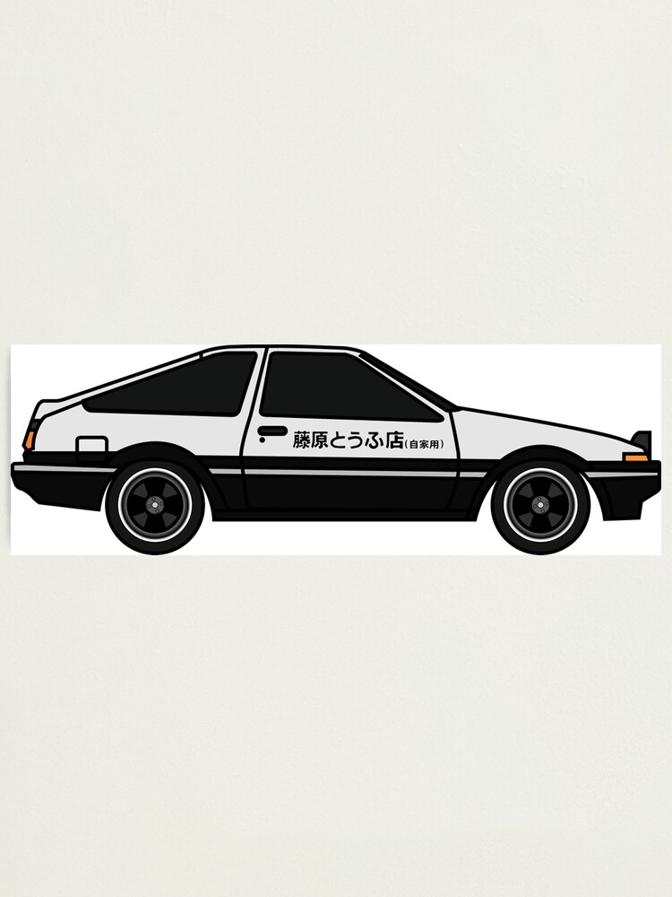 Ae86 Initial D Ae86 Photographic Print By Mandalapics Redbubble
