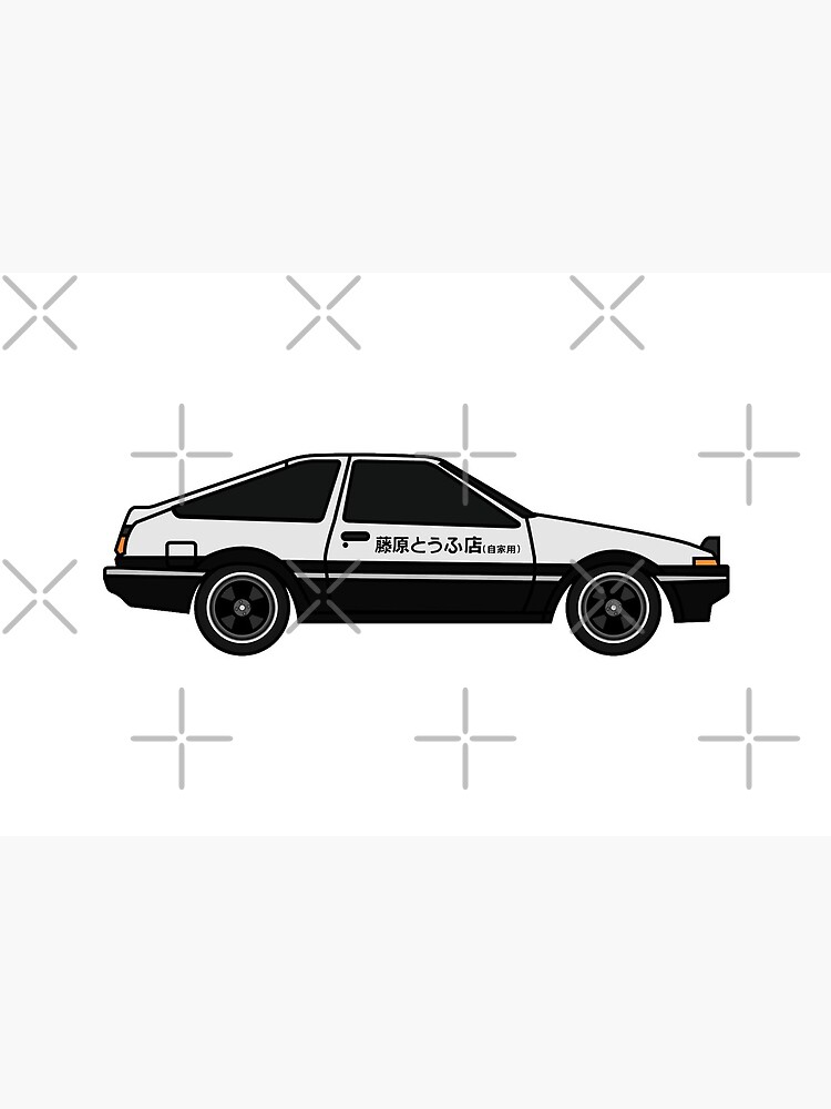 Ae86 Initial D Ae86 Art Board Print By Mandalapics Redbubble