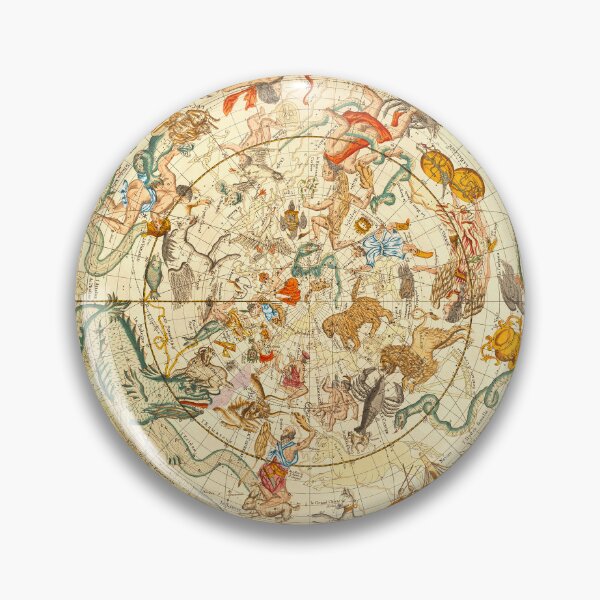 Item preview, Sky Chart Zodiac Signs Vintage -- Western Astrology designed and sold by MagicStrawberry.