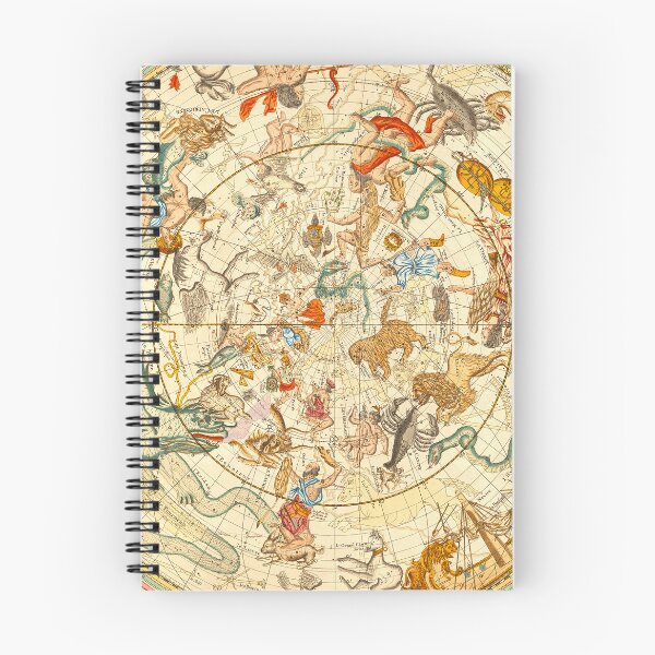 Item preview, Sky Chart Zodiac Signs Vintage -- Western Astrology designed and sold by MagicStrawberry.
