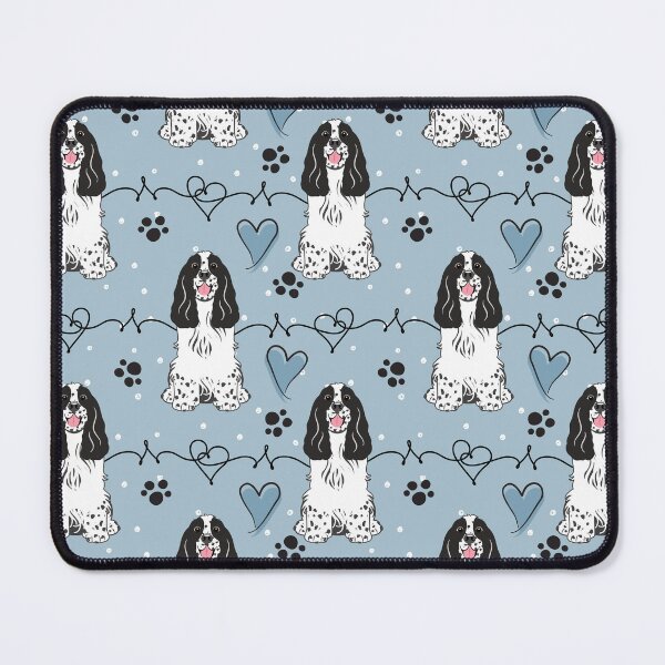 Item preview, Love Black and White Cocker Spaniel designed and sold by Lulupainting.