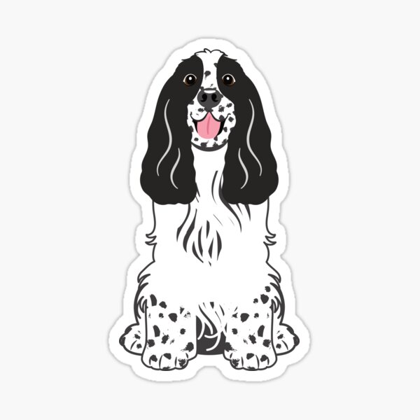 tag, bandana Blue Roan Cocker Spaniel 12" toy gift wrapped or not