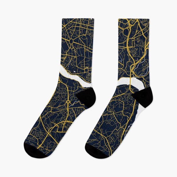 Item preview, Vila Nova de Gaia City Map of Porto, Portugal - Gold Art Deco designed and sold by deMAP.