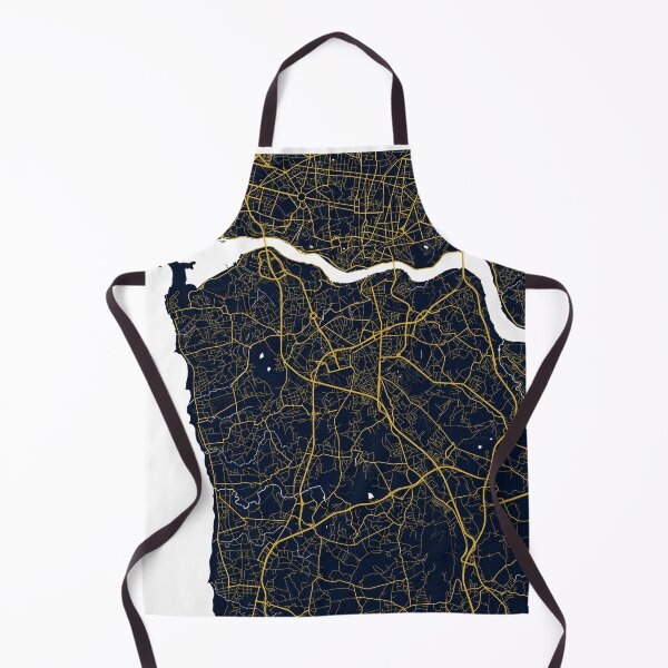 Item preview, Vila Nova de Gaia City Map of Porto, Portugal - Gold Art Deco designed and sold by deMAP.