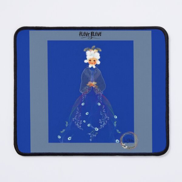 Item preview, Blue flower designed and sold by LesBibelettes.