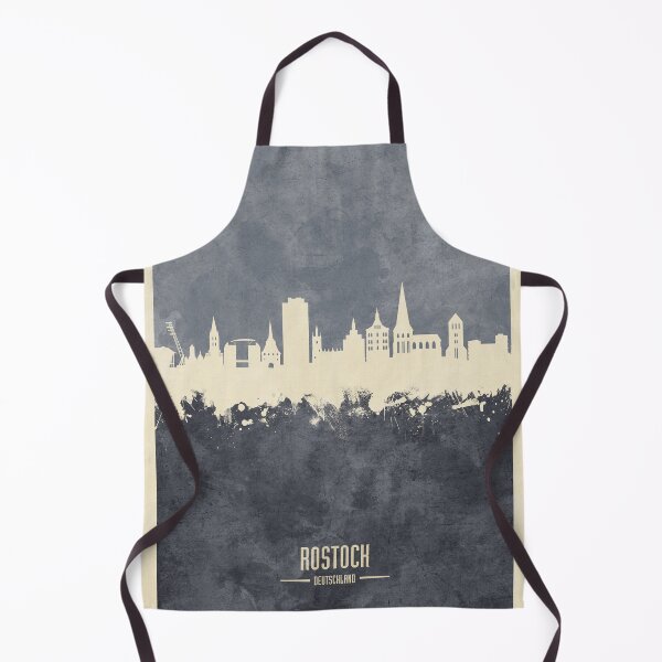 Item preview, Rostock Germany Skyline designed and sold by ArtPrints.