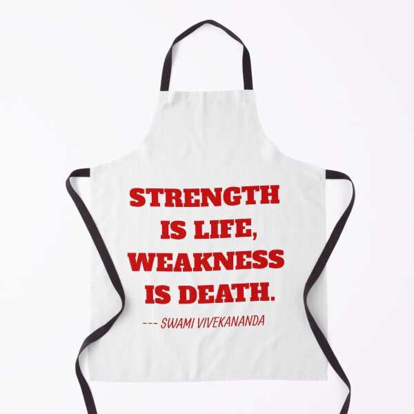 Item preview, STRENGTH IS LIFE QUOTE BY SWAMI VIVEKANANDA. designed and sold by Aumcreations.