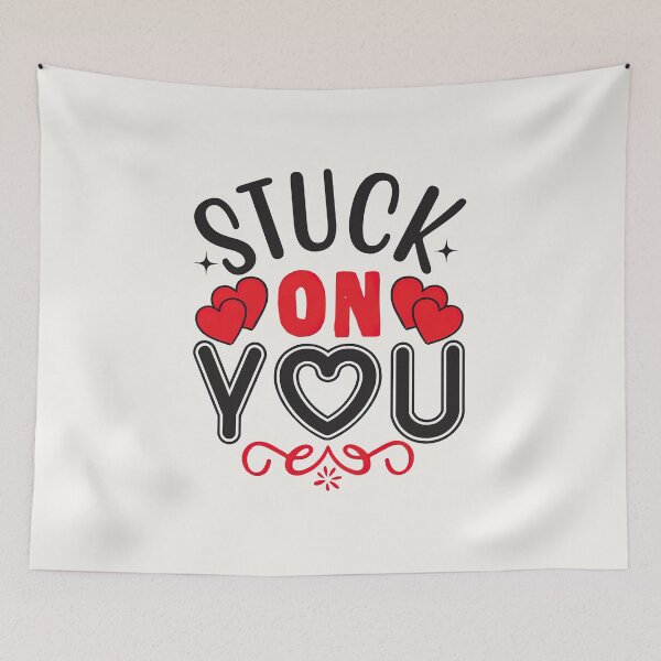 Item preview, Stuck on You Lyrics, Stuck on You Till The End of Time, Valentines Day Special Gift,  designed and sold by graphic-genie.