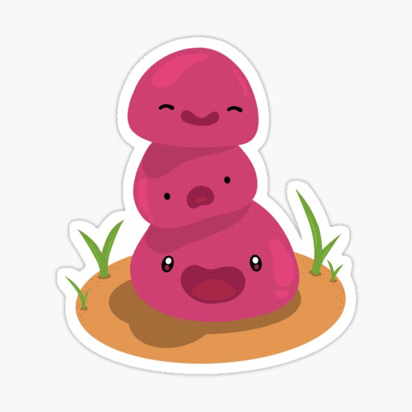 Item preview, Cute Pink Slime Stack on The Ranch  designed and sold by ZuriAmbessa.