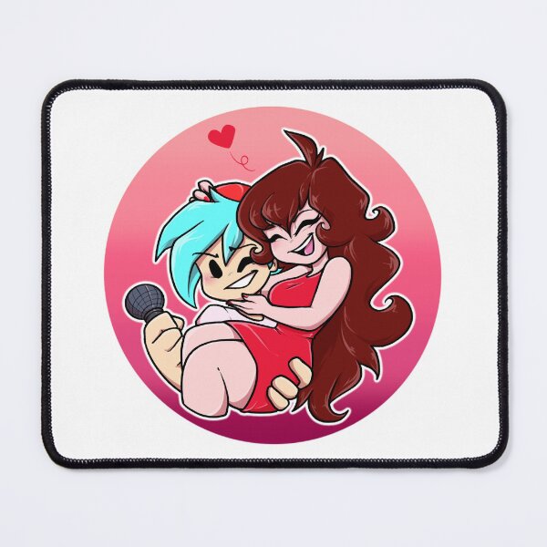Item preview, Bf and Gf Friday Night Funkin w/background designed and sold by LazyNacho.