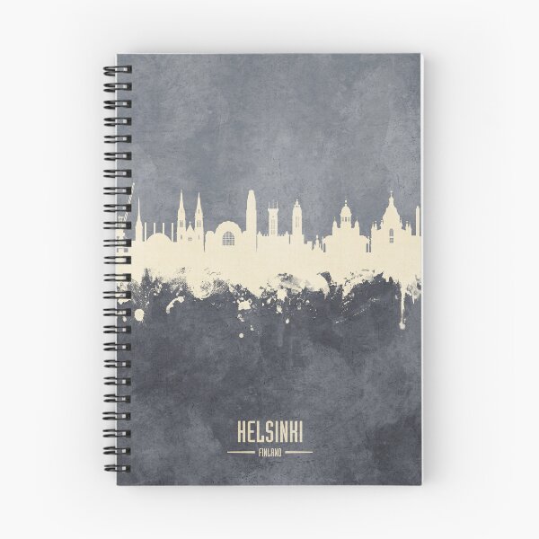 Aperçu de l'œuvre Helsinki Finland Skyline créée et vendue par ArtPrints.