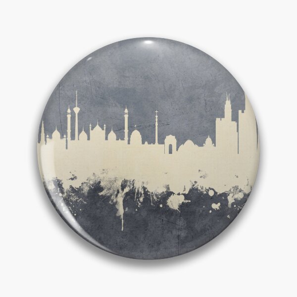 Item preview, New Delhi India Skyline designed and sold by ArtPrints.