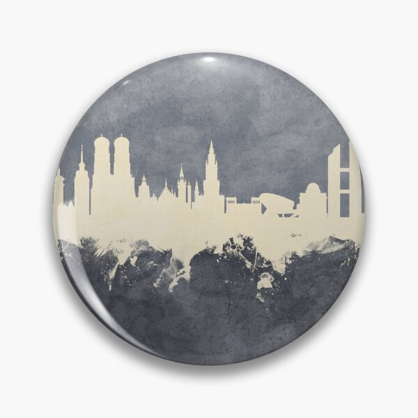 Item preview, Munich Germany Skyline designed and sold by ArtPrints.