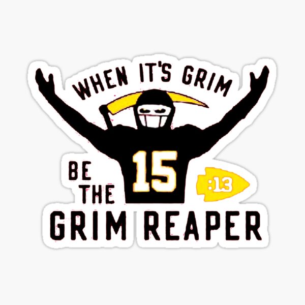 Grim Reaper Patrick Mahomes Vinyl Chiefs Sticker