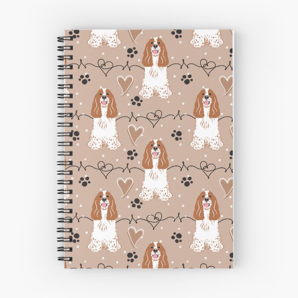 Item preview, Love Red and White Cocker Spaniel designed and sold by Lulupainting.
