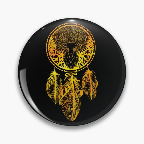 Item preview, Deer Revealed in Dream Catcher, Orange Fire designed and sold by Trinket-Trickster.