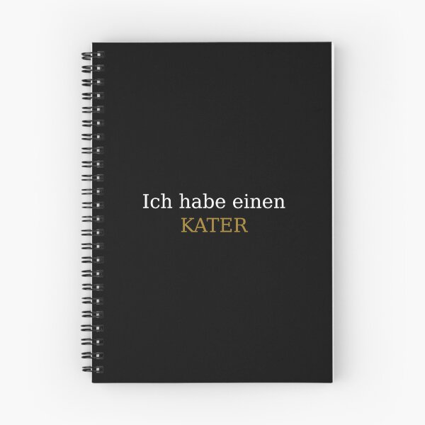 Item preview, Ich habe einen Kater  - German saying for hangover designed and sold by Raureif.