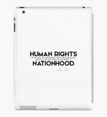 human rights, foreign policy - jimmy carter iPad Case/Skin