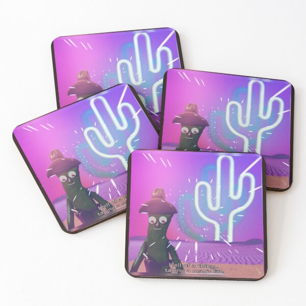 Item preview, Gumby vaporwave designed and sold by homeless millionair.