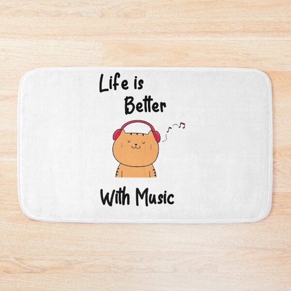 Item preview, Life is Better with Music designed and sold by HappyLifeCreate.