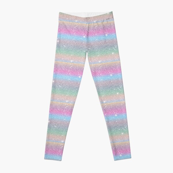 Glitter Rainbow Unicorn Pattern Leggings for Sale by WOW