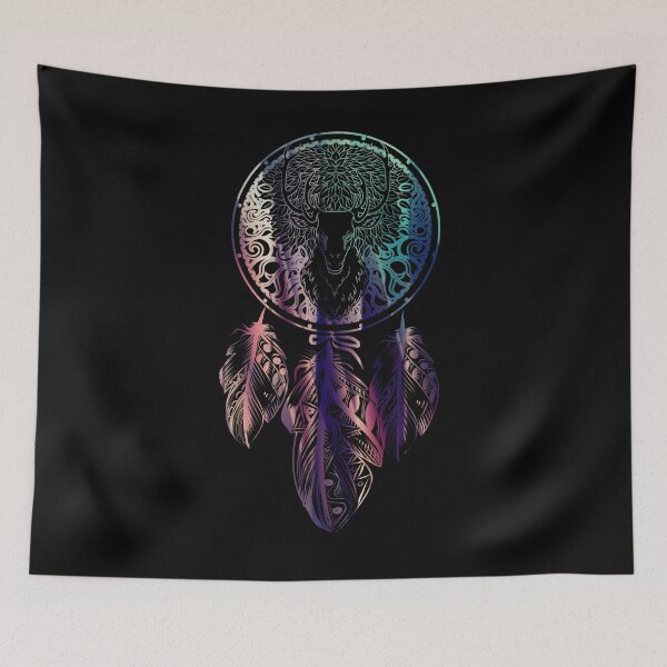 Item preview, Deer Revealed in Dream Catcher, Deep Ocean Shadows designed and sold by Trinket-Trickster.