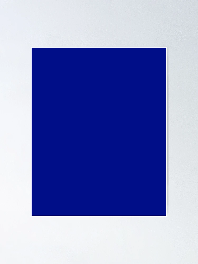 Thumbnail 1 von 3, Poster, Phthalo Blue Plain color designt und verkauft von SolidColor.
