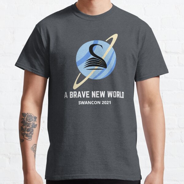 Swancon 2021 A Brave New World in Blue Classic T-Shirt