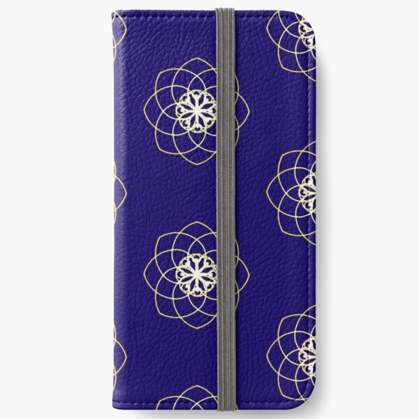 Many hearts, Much Joy! - Gold Phi Spiral iPhone Wallet