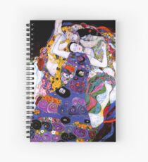 Die Jungfrau von Gustav Klimt Fine Art Spiralblock