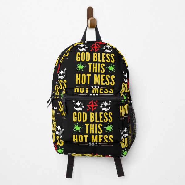 Item preview, God Bless This Hot Mess - Christian Saying designed and sold by Delandor.
