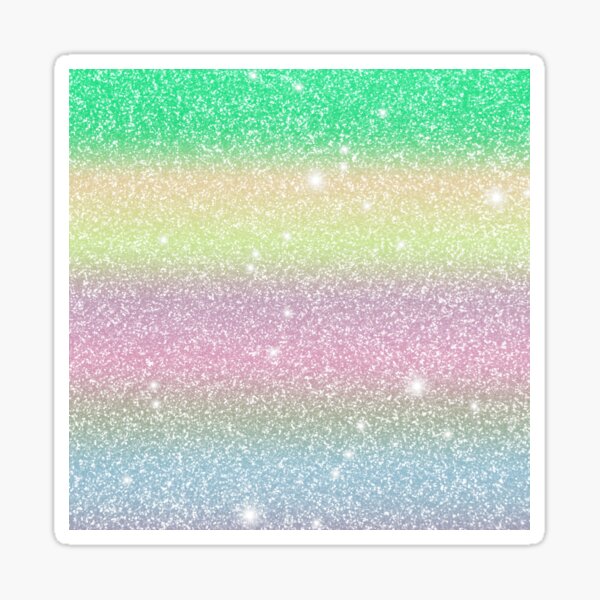 Q-Lia Unicorn Castle Sparkly Thick Clear Epoxy Stickers