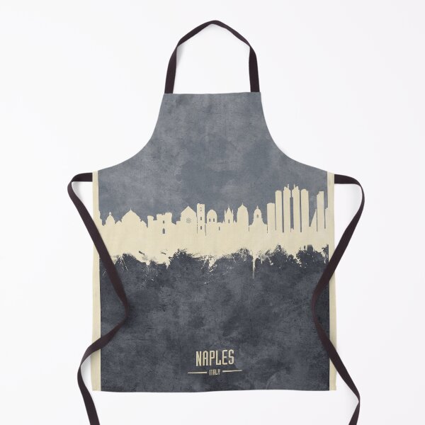 Aperçu de l'œuvre Naples Italy Skyline créée et vendue par ArtPrints.