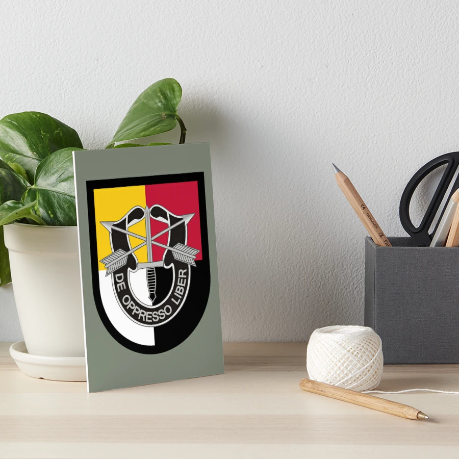 3rd Special Forces Group order brushed aluminum print