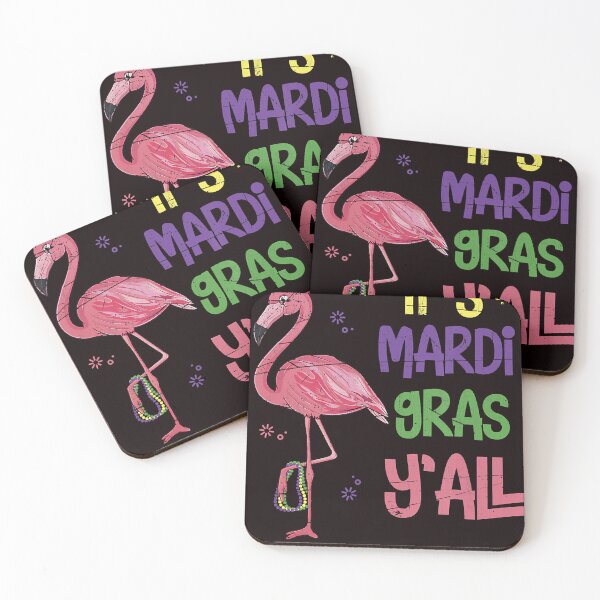 Item preview, Costume Party Its Mardi Gras Yall Flamingo Mardi Gras designed and sold by JaredWiseman.