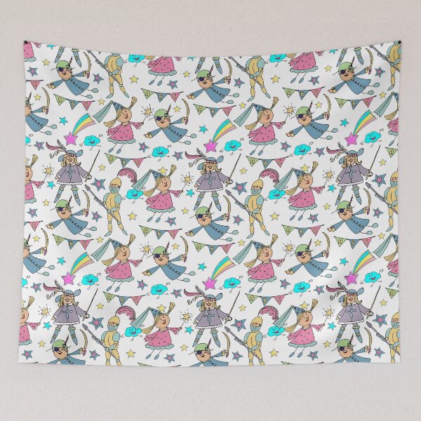 Item preview, Cute seamless background. Kids. Colorful pattern. designed and sold by TrishaMcmillan.