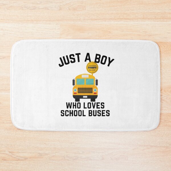 Item preview, Just a boy who loves school buses designed and sold by theredsharp.