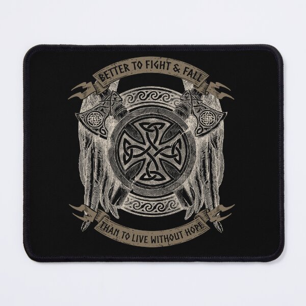 Item preview, Better to Fight & Fall, Volsunga Saga, Norse Mythology, Vikings, Viking Gift designed and sold by Proverbial Wisdom Design.