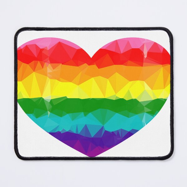 Item preview, Heart Icon. LGBTQ+ related symbol in rainbow colors. designed and sold by PKK007.
