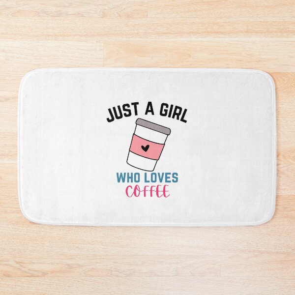 Item preview, Just a girl who loves coffee designed and sold by theredsharp.
