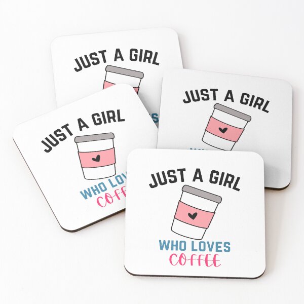 Item preview, Just a girl who loves coffee designed and sold by theredsharp.