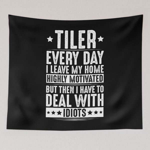 Item preview, Floor Tiler Tile Man Tile Setter Tile Layer designed and sold by Krautshirts.