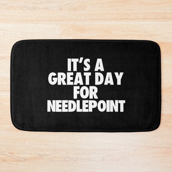 Item preview, It's a Great Day for Needlepoint designed and sold by kindxinn.