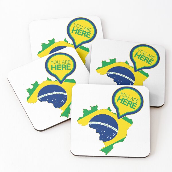 Item preview, Brazil - You Are Here designed and sold by alessionastro.